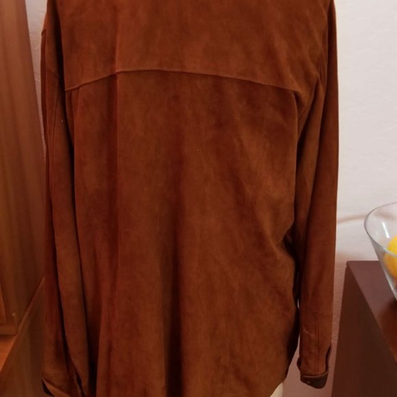 Marcello Pampaloni MSRP $1200 Butter-Soft Suede Jacket. - Picture 7 of 8